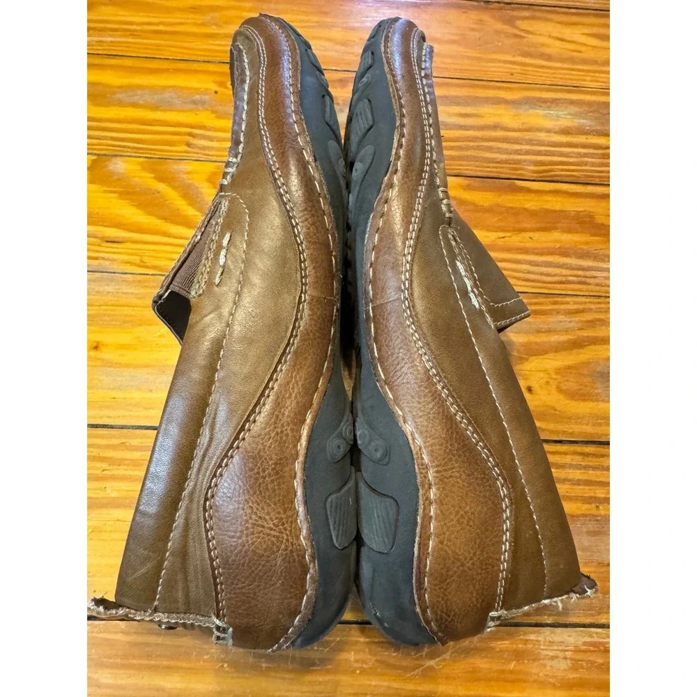 GBX Memory Foam‎ Leather Slip-On Shoes Size 8